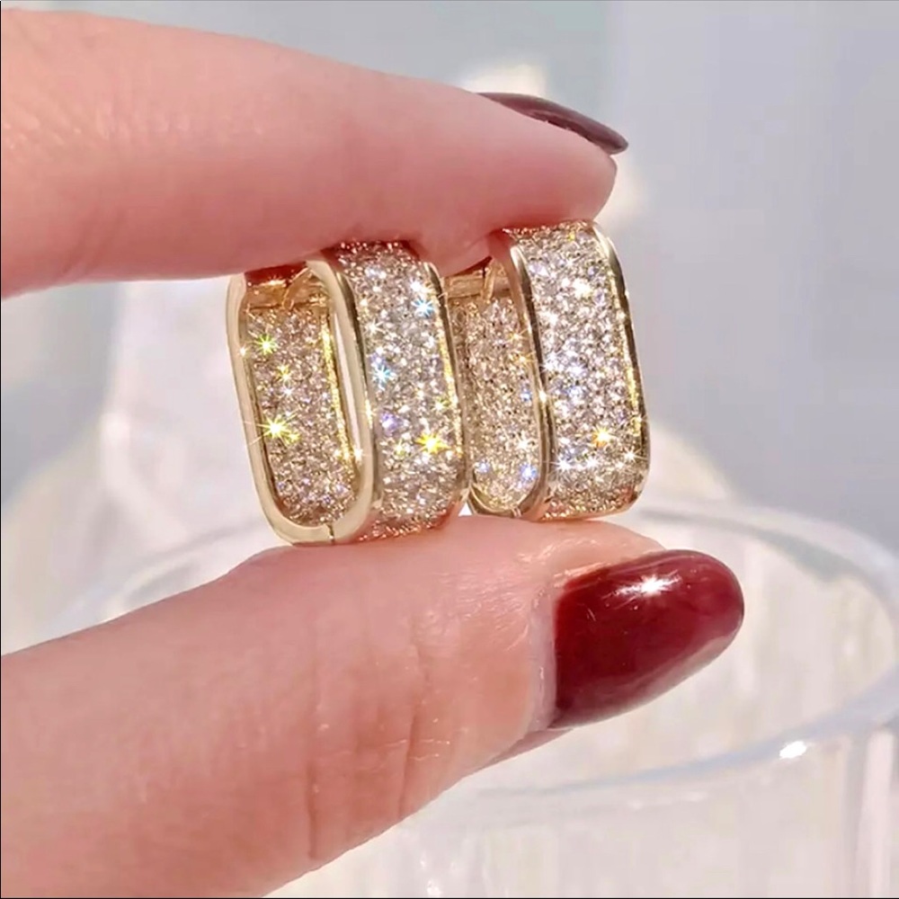 🌟Versatile Gold Plated Earrings - Picture 3 of 5
